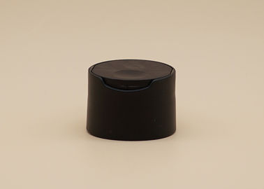 28 / 410のプラスチック ディスク帽子パーソナル ケアのために利用できる無光沢の黒い色OEM