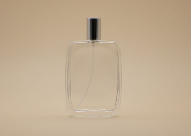 100ml化粧品のスプレーのびん、長方形の香水瓶のシルク スクリーン印刷