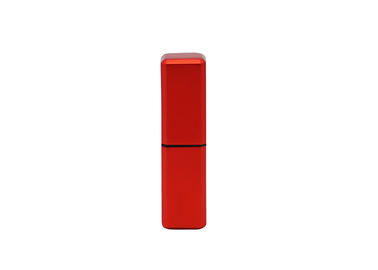 贅沢な化粧品の包装のリップ・クリームの容器の大きさの赤い色アルミニウム