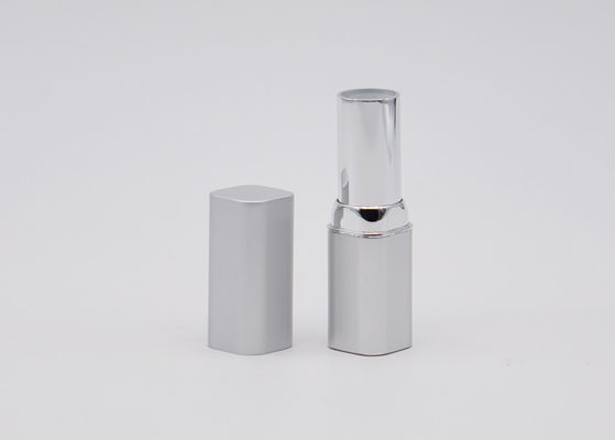 化粧品の無光沢の銀製の正方形の空のリップ・クリームの容器