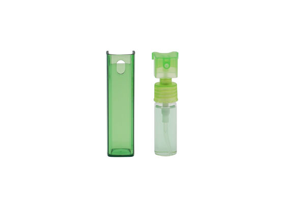 10ml噴霧器の女性のための詰め替え式のケルンの緑の香水瓶