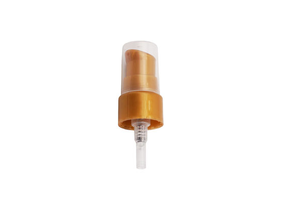 プラスチック シャンプーのびんのための24/410の明確な処置のクリーム色のプラスチック ローション ポンプ
