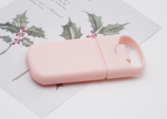 ピンク色の香水のテスターのびん30mlのポケット・サイズ霧ポンプ スプレーヤーの絹の印刷