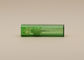 長方形のびんカバーとしてが付いている明確な緑の詰め替え式のガラス香水スプレーのびん