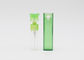 10ml緑色の詰め替え式のガラス香水スプレーは香水の噴霧器をびん詰めにします