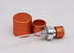 SGS FEA15のつばが付いているオレンジ アルミニウム エーロゾルの香水のスプレーヤー
