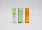緑のオレンジ正方形プラスチック10ml旅行香水の噴霧器のびん