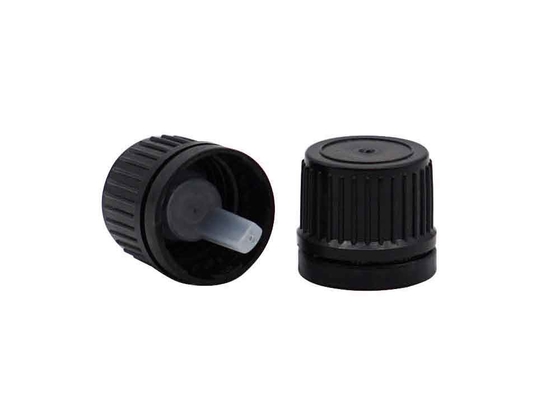 18mm 20mm ブラック プラスチック 偽装 証明 スクロール キャップ ボトル