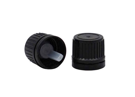 品質  18mm 20mm Black Plastic Tamper Evident Screw Cap For Bottles 工場