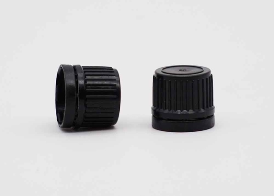 18mm 20mm ブラック プラスチック 偽装 証明 スクロール キャップ ボトル