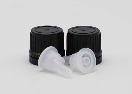 18mm 20mm ブラック プラスチック 偽装 証明 スクロール キャップ ボトル