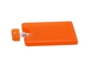 香水の噴霧器20mlのプラスチック良い霧のスプレーのびんのオレンジ明確な色