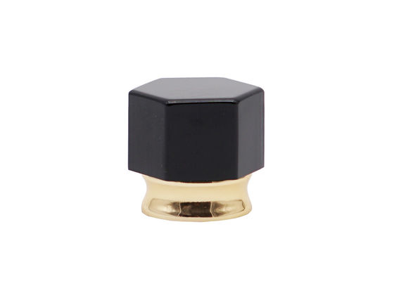 六角形のアルミニウム香水瓶の帽子FEA15mmの最高は密封した